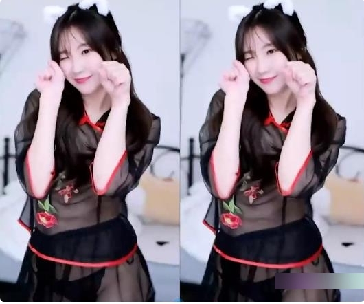 奇妙独家:女团成员韩雅白色背心的诱惑舞姿直播