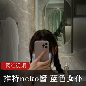 推特《neko酱》+蓝色女仆居家自拍两部