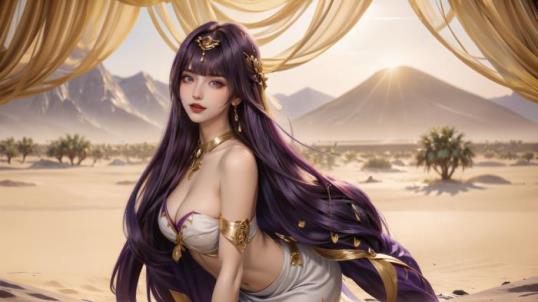 原创分享沙漠女王迷人AI绘图281P612M
