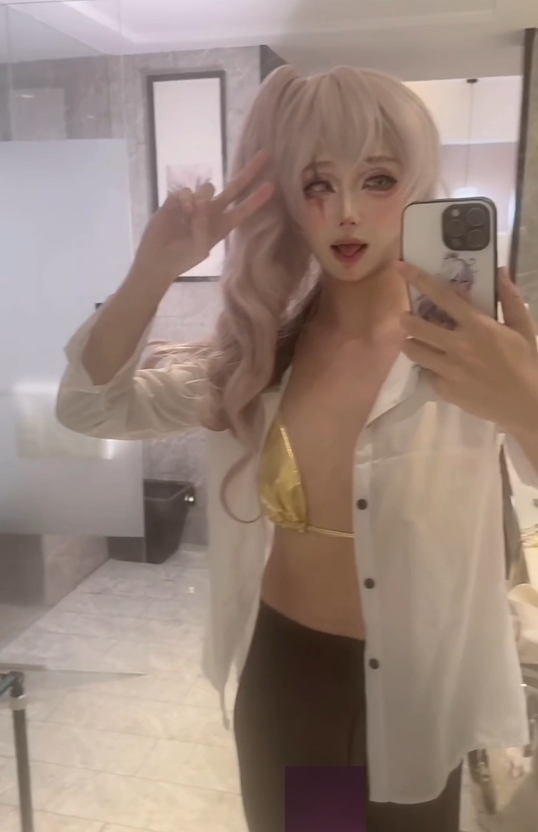 超对味婉莹大王某站伪娘COS1V546MB