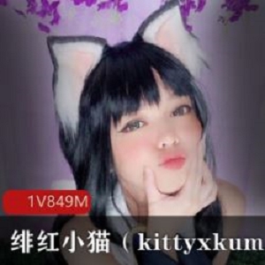 微博网红绯红小猫萌猫模拟私拍849部50G娇小可爱